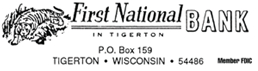First NB in Tigerton