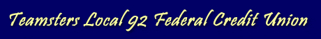 Teamsters Local 92 Federal Credit Union